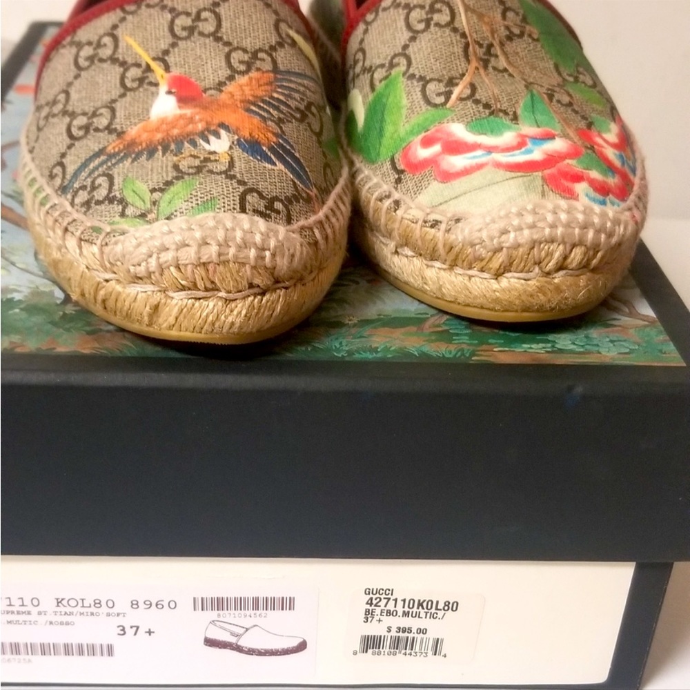 Gucci Wmns GG Supreme Espadrilles - Picture 4 of 12